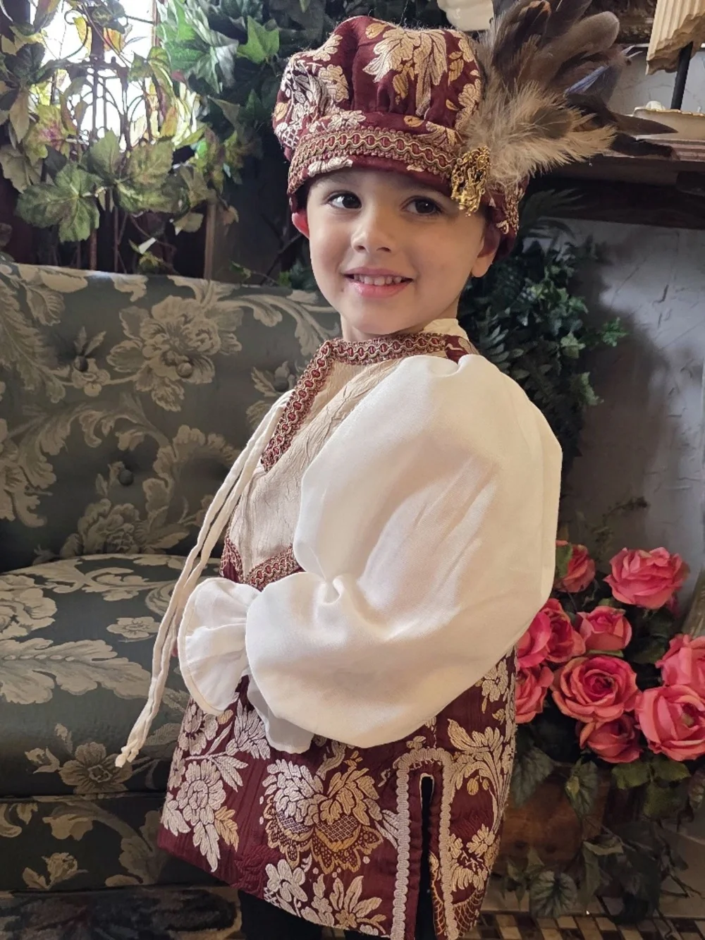 Boys Size 3-4 Renaissance inspired tunic